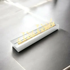 Accessori Riscaldamento > Dmora Bruciatore Combustibile Bioetanolo Ecoflame Installazione Incasso, Adatto per Camino - Andrano Argento
