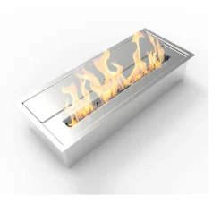 Accessori Riscaldamento > Dmora Bruciatore Arosio, 19x46 h10 cm, Argento