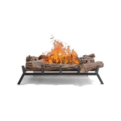 Accessori Riscaldamento > Dmora Bruciatore Combustibile Bioetanolo Ecoflame Installazione a Terra, Adatto per Camino - Silentina Nero