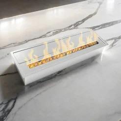 Bruciatore Sardi, 18x61 h10 cm, Argento