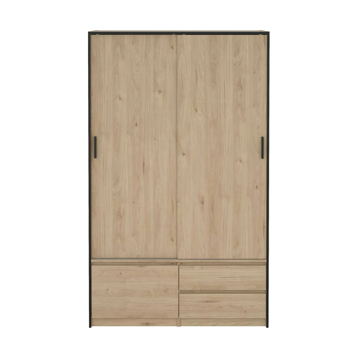Altri Guardaroba > Dmora Cabina armadio 3 ante rovere 121x200h cm - Bedollo Marrone Rovere