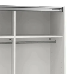 Altri Guardaroba > Dmora Cabina armadio classica bianca 118x200h cm - Ethelfleda Bianco