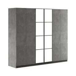 Cabine Armadio|Altri Guardaroba > Dmora Cabina armadio con appendiabiti bianca 98x187h cm - Ewiniar Bianco