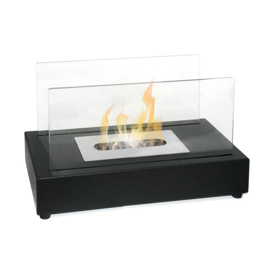 Camini A Bioetanolo > Dmora Camino a bioetanolo da tavolo 35x35x55h cm - Agazzano Marrone