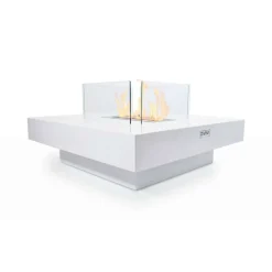 Camini A Bioetanolo > Dmora Camino a bioetanolo da tavolo 70x70x36h cm - Alife Nero