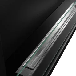 Camini A Bioetanolo > Dmora Camino a Bioetanolo Capacità 1.25 lt Superficie Riscaldabile 30 120x22x45h cm, Potenza (kw) 3 - Lonigo Nero