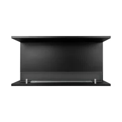 Camini A Bioetanolo > Dmora Camino a Bioetanolo Capacità 1.5 lt Superficie Riscaldabile 30 90x30x50h cm, Potenza (kw) 3 - Bassano Nero