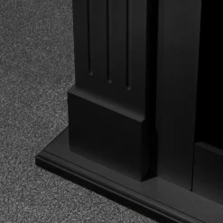 Camino Elettrico Nero Superficie Riscaldabile 30 Potenza (kw) 0.9/1.8 110x36x100h cm, Indoor - Cogliate