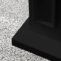 Camino Elettrico Nero Superficie Riscaldabile 30 Potenza (kw) 0.9/1.8 89x28x90h cm, Indoor - Prevalle