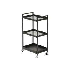 Carrelli > Dmora Carrello Masio, 43x30 h80 cm, Ardesia Grigio Ardesia