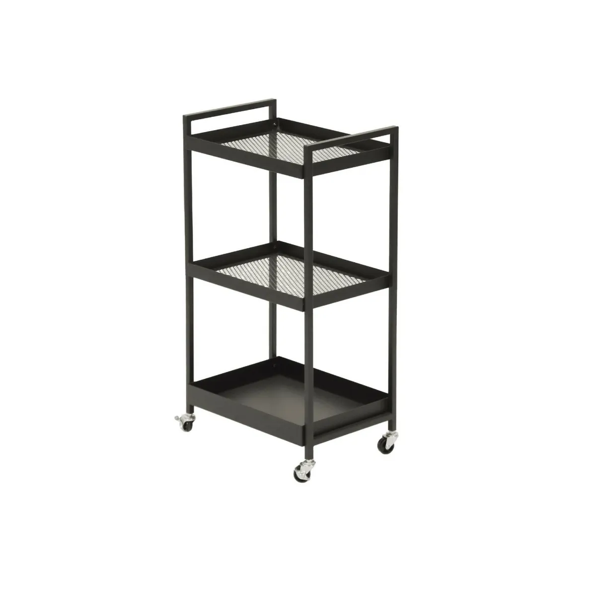 Carrelli > Dmora Carrello Masio, 43x30 h80 cm, Ardesia Grigio Ardesia