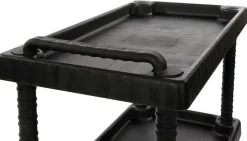 Carrelli > Dmora Carrello Vinci, 75x38h92 cm, Antracite Nero Antracite