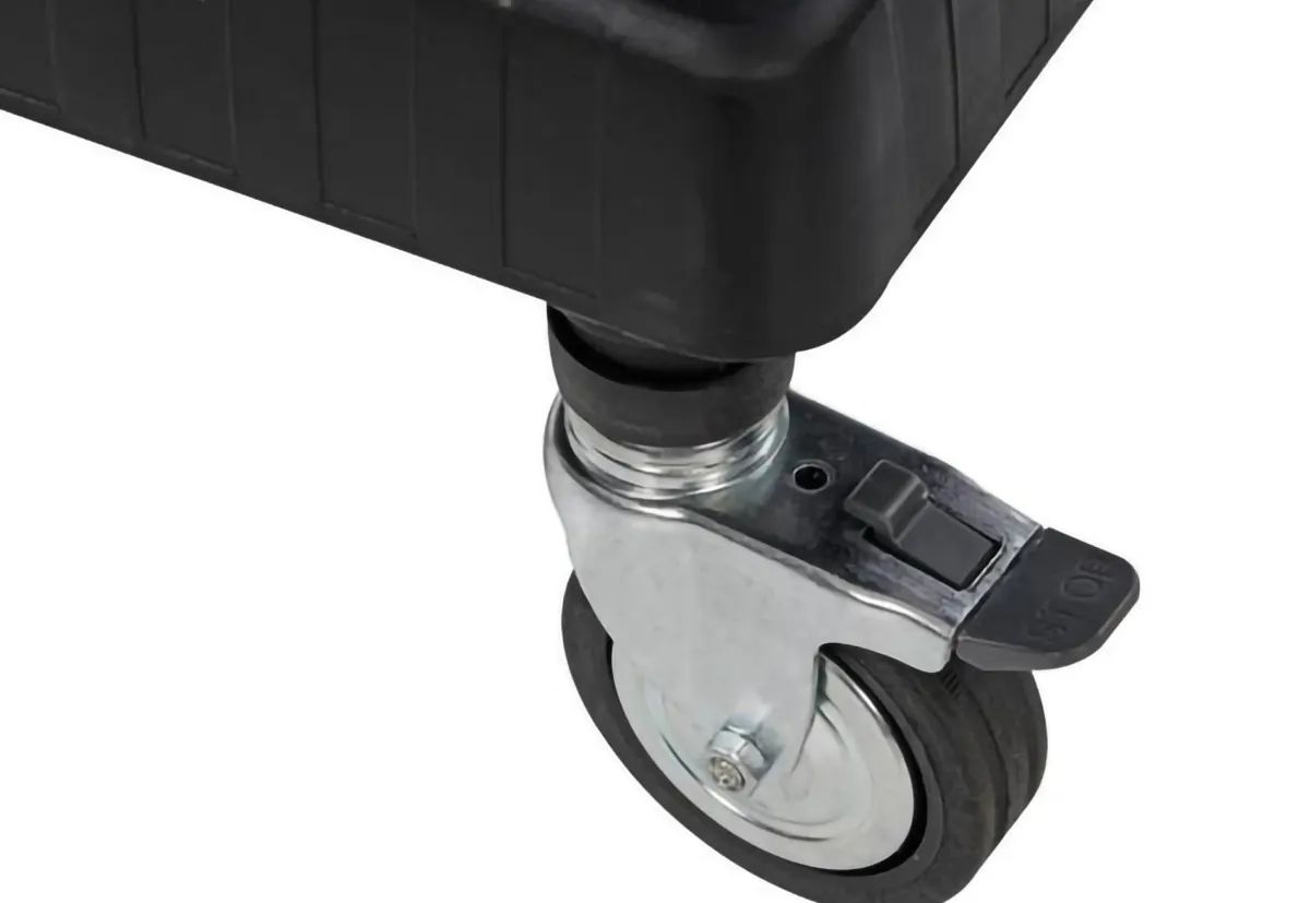 Carrelli > Dmora Carrello Vinci, 75x38h92 cm, Antracite Nero Antracite