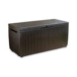 Cassapanca da esterno 123x53x57h cm marrone - Burlington