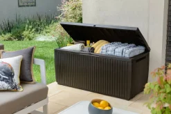 Cassapanca da esterno 123x53x57h cm marrone - Burlington