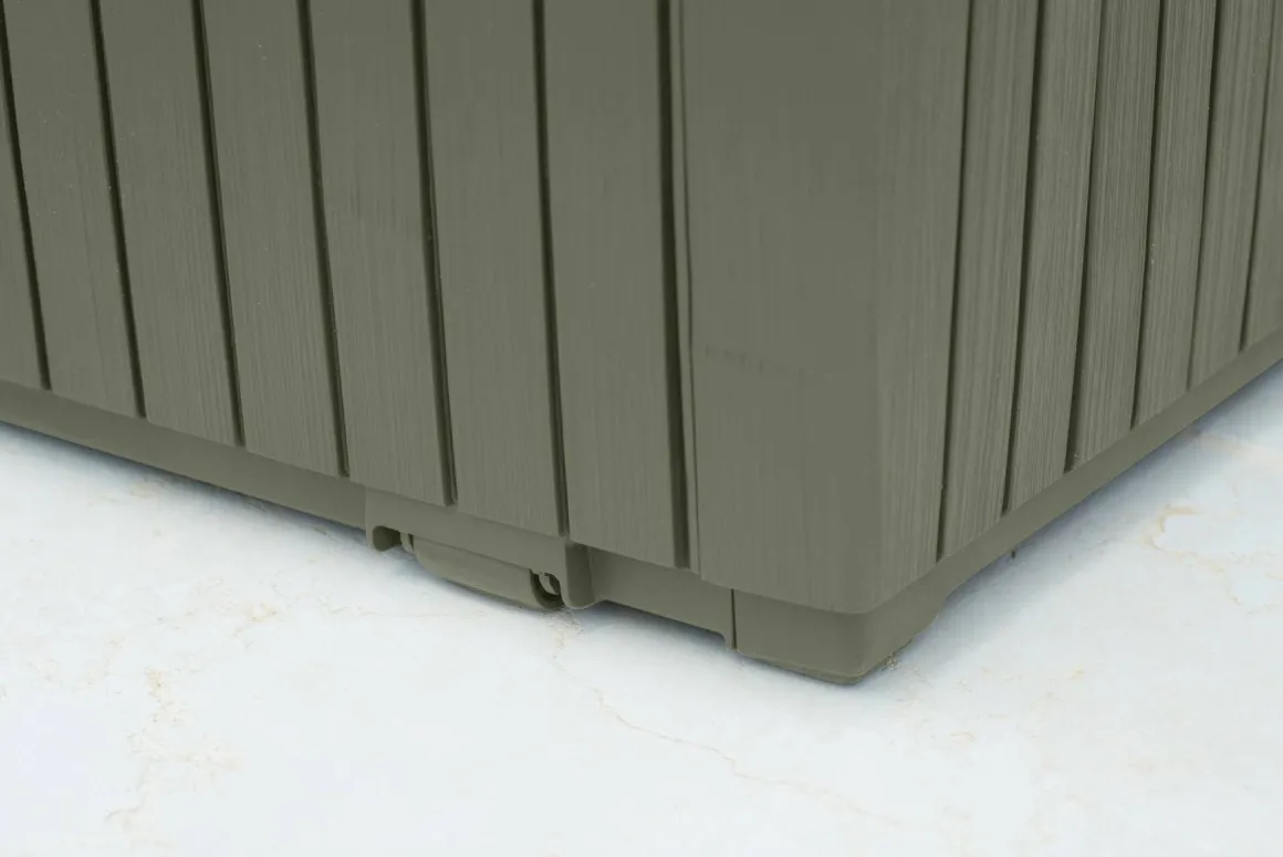 Cassapanca da giardino 123x53x57h cm verde - Burlington