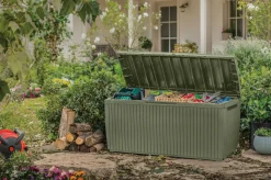 Cassapanca da giardino 123x53x57h cm verde - Burlington