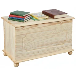 Cassapanca Marrone Naturale 89x53x47h cm - Tires