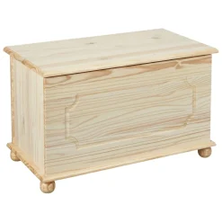 Cassapanca Marrone Naturale 89x53x47h cm - Tires