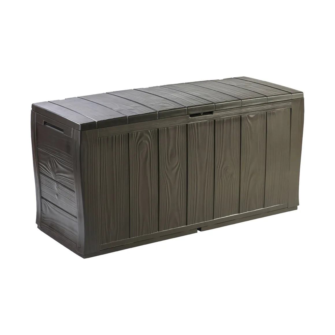 Cassapanca outdoor Airdrie, 117x45 h58 cm, Marrone