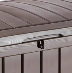 Cassapanche|Cassapanche Da Esterno > Dmora Cassapanca outdoor resistente 128x65x61h cm - Sorel Marrone