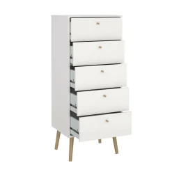 Cassettiera alta bianca 50x120h cm - Yaounde