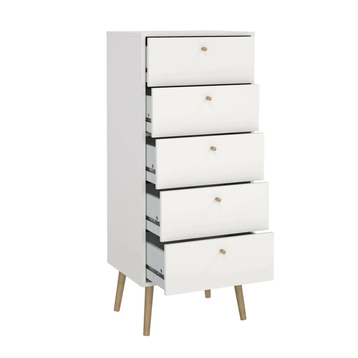 Cassettiera alta bianca 50x120h cm - Yaounde