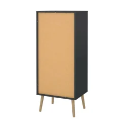 Cassettiere > Dmora Cassettiera alta grigia 50x120h cm - Yaounde Grigio