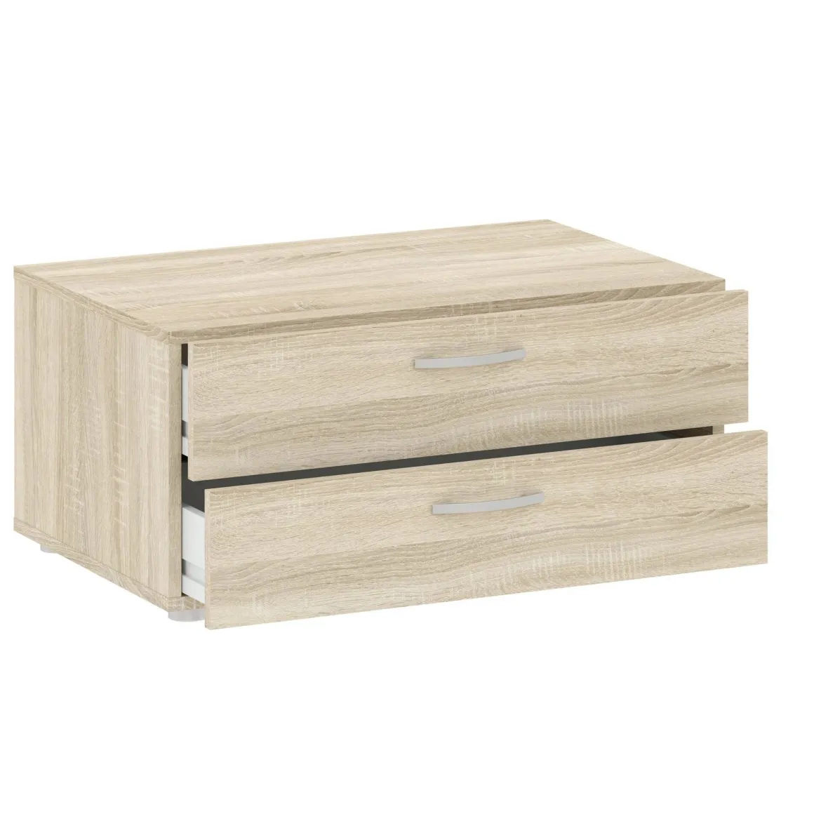 Cassettiera bassa rovere 74x35h cm - Piatto