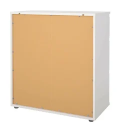 Cassettiere > Dmora Cassettiera 3 cassetti bianca 77x70h cm - Artic Bianco