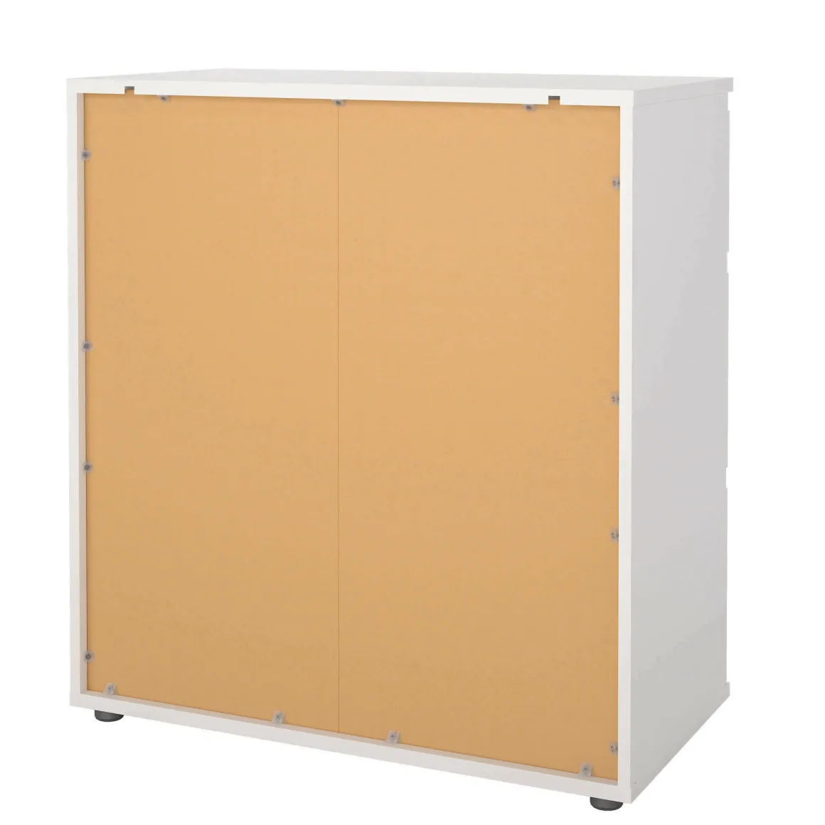Cassettiere > Dmora Cassettiera 3 cassetti bianca 77x70h cm - Artic Bianco