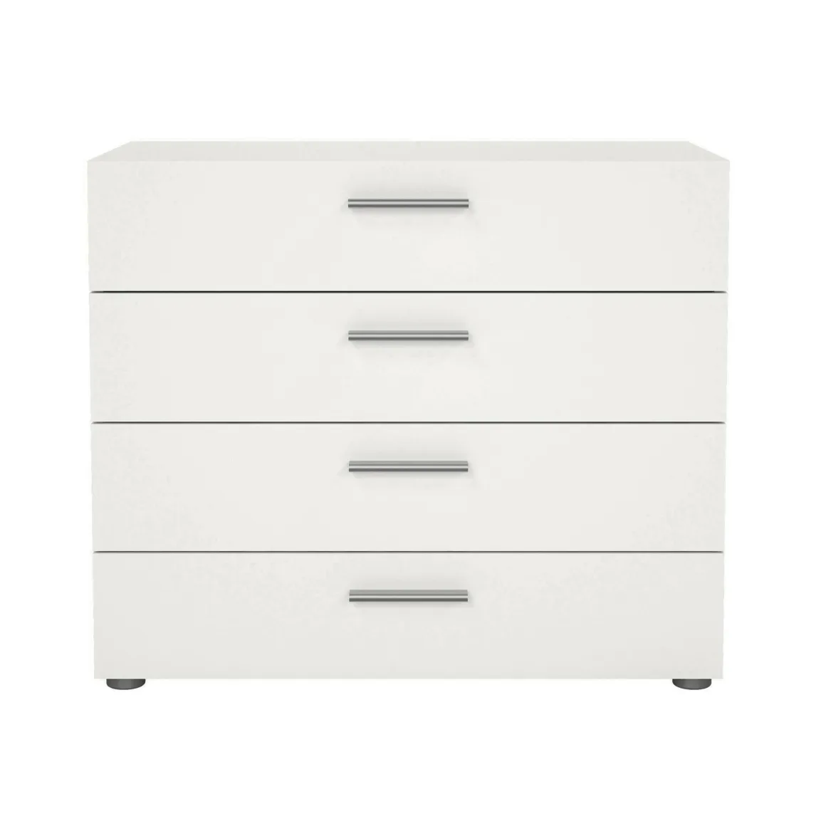 Cassettiera 4 cassetti bianca 80x68h cm - Arwen