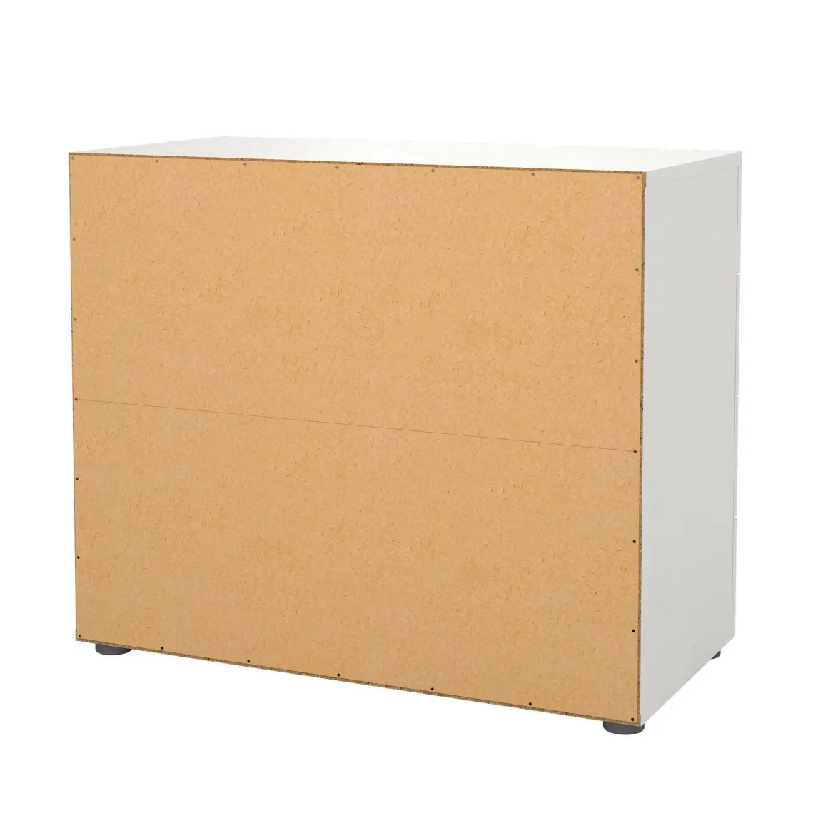 Cassettiera 4 cassetti bianca 80x68h cm - Arwen