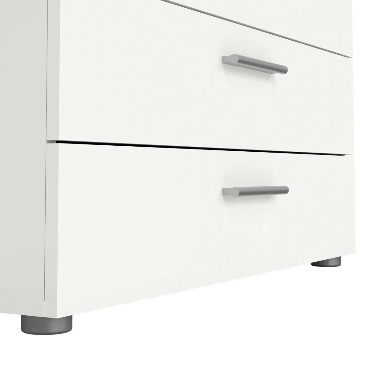 Cassettiera 4 cassetti bianca 80x68h cm - Arwen