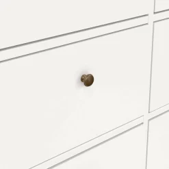 Cassettiera 8 cassetti bianca 183x86h cm - Asiagela