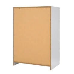 Cassettiera cassetti grandi bianca lucida 77x111h cm - Ansel