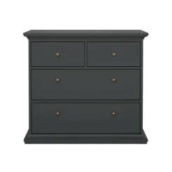 Cassettiera 4 cassetti grigia 96x86h cm - Arika