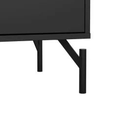 Cassettiere > Dmora Cassettiera 4 cassetti nera 98x95h cm - Puglia Nero
