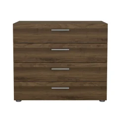 Cassettiera 4 cassetti noce 80x68h cm - Arwen