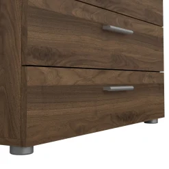 Cassettiera 4 cassetti noce 80x68h cm - Arwen