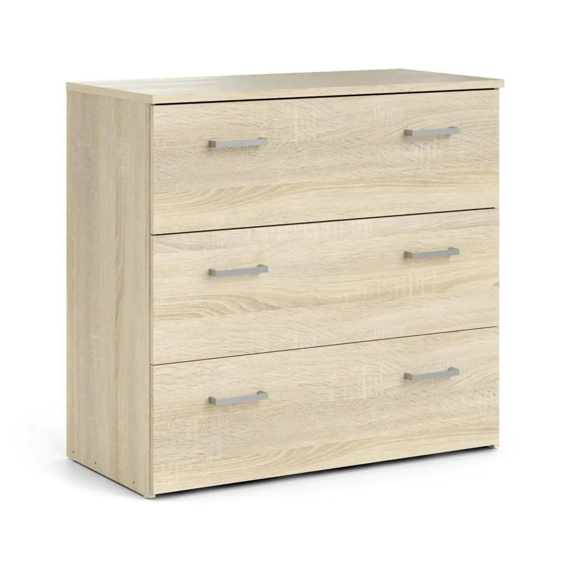 Cassettiera 3 cassetti quercia 74x69h cm - Adal