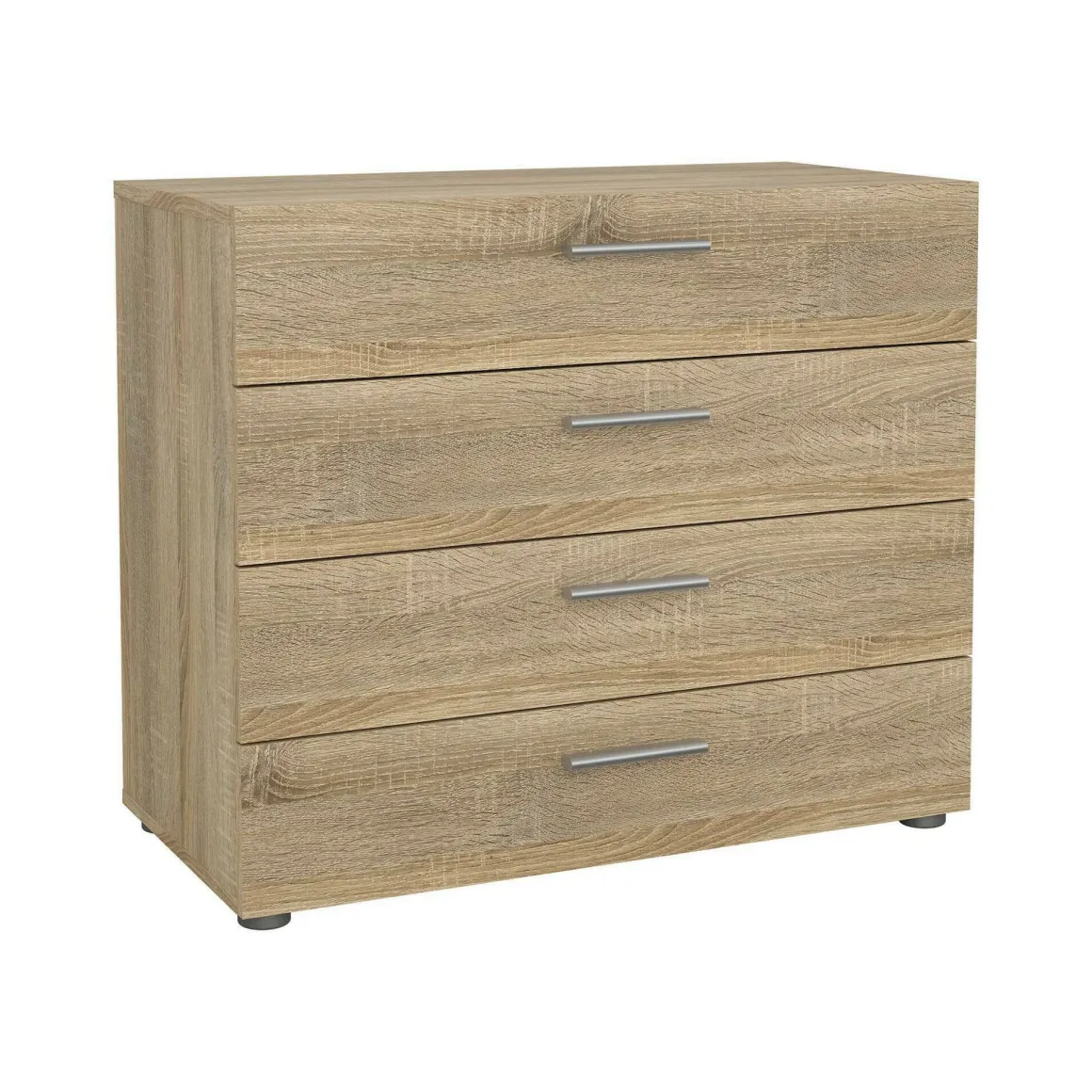 Cassettiera 4 cassetti quercia 80x68h cm - Arwen