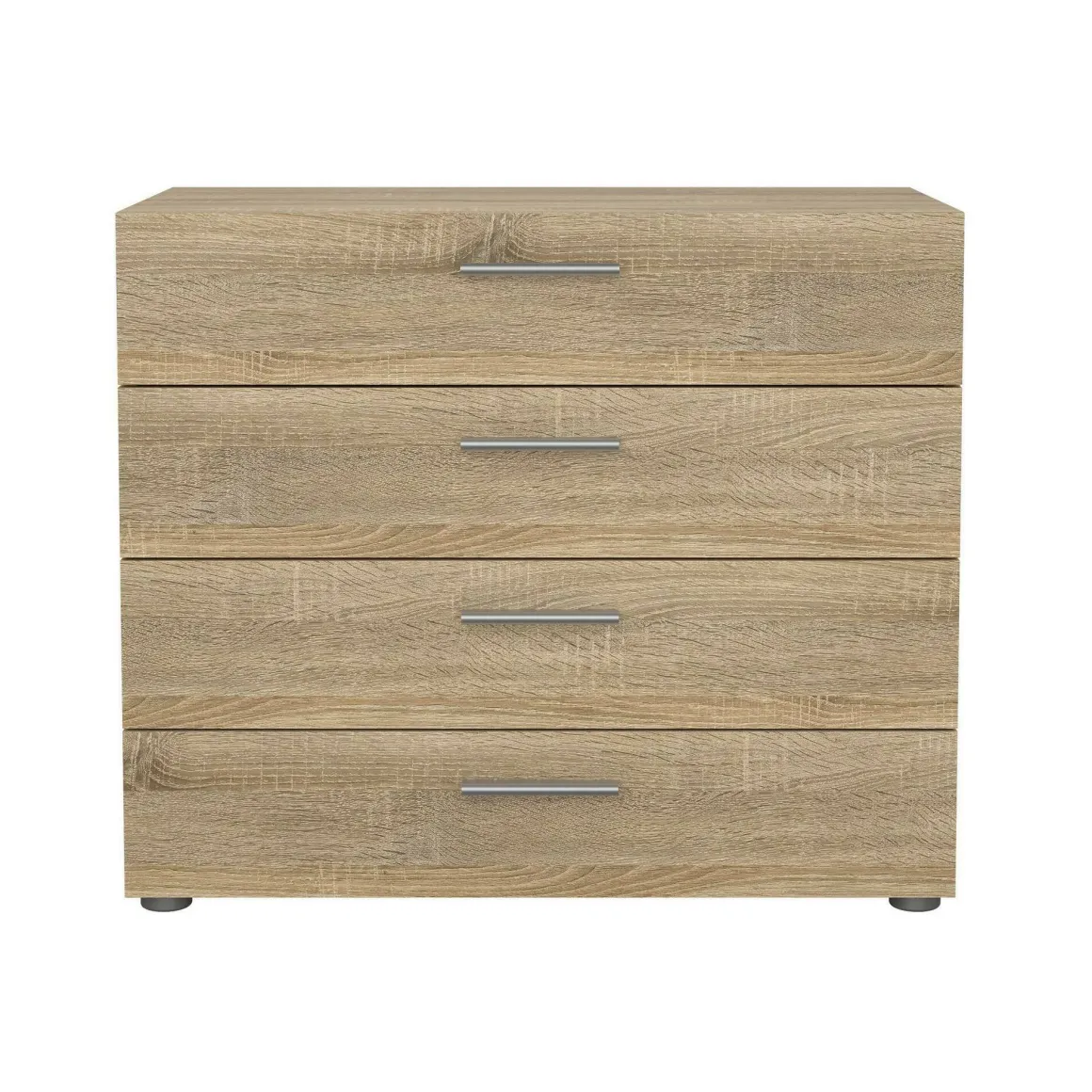 Cassettiera 4 cassetti quercia 80x68h cm - Arwen