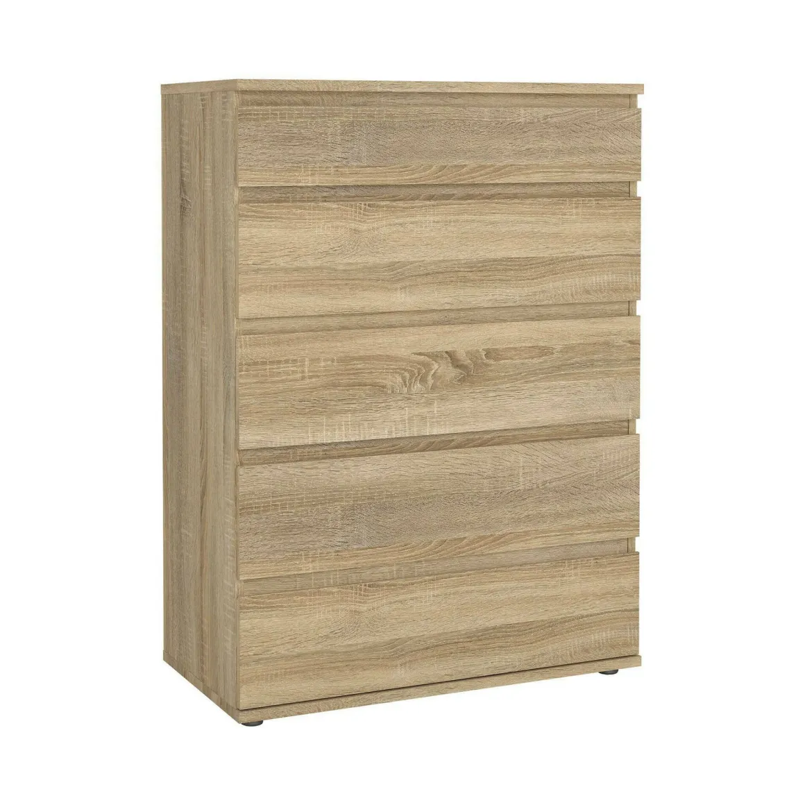 Cassettiera 5 cassetti quercia 76x106h cm - Arriba