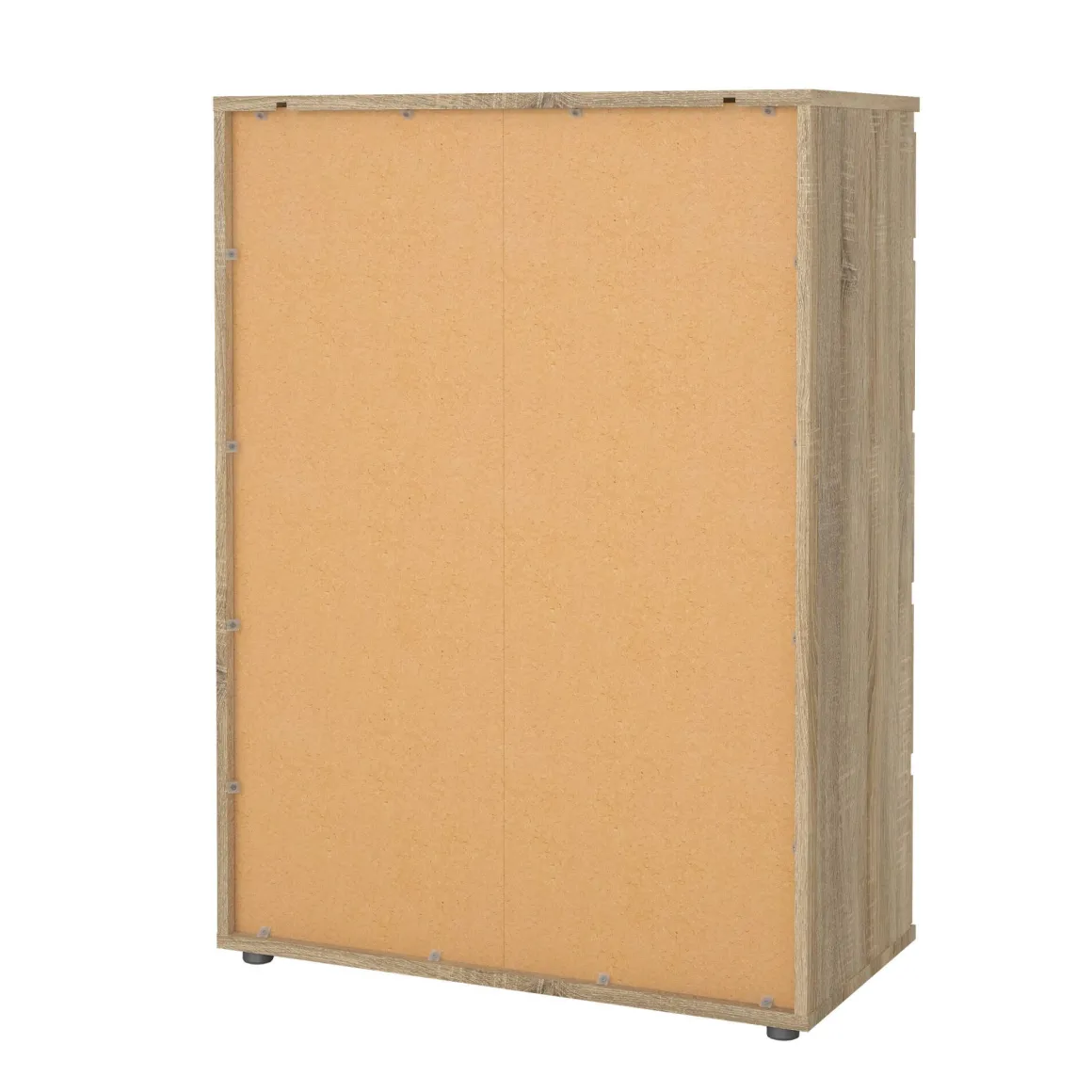 Cassettiera 5 cassetti quercia 76x106h cm - Arriba