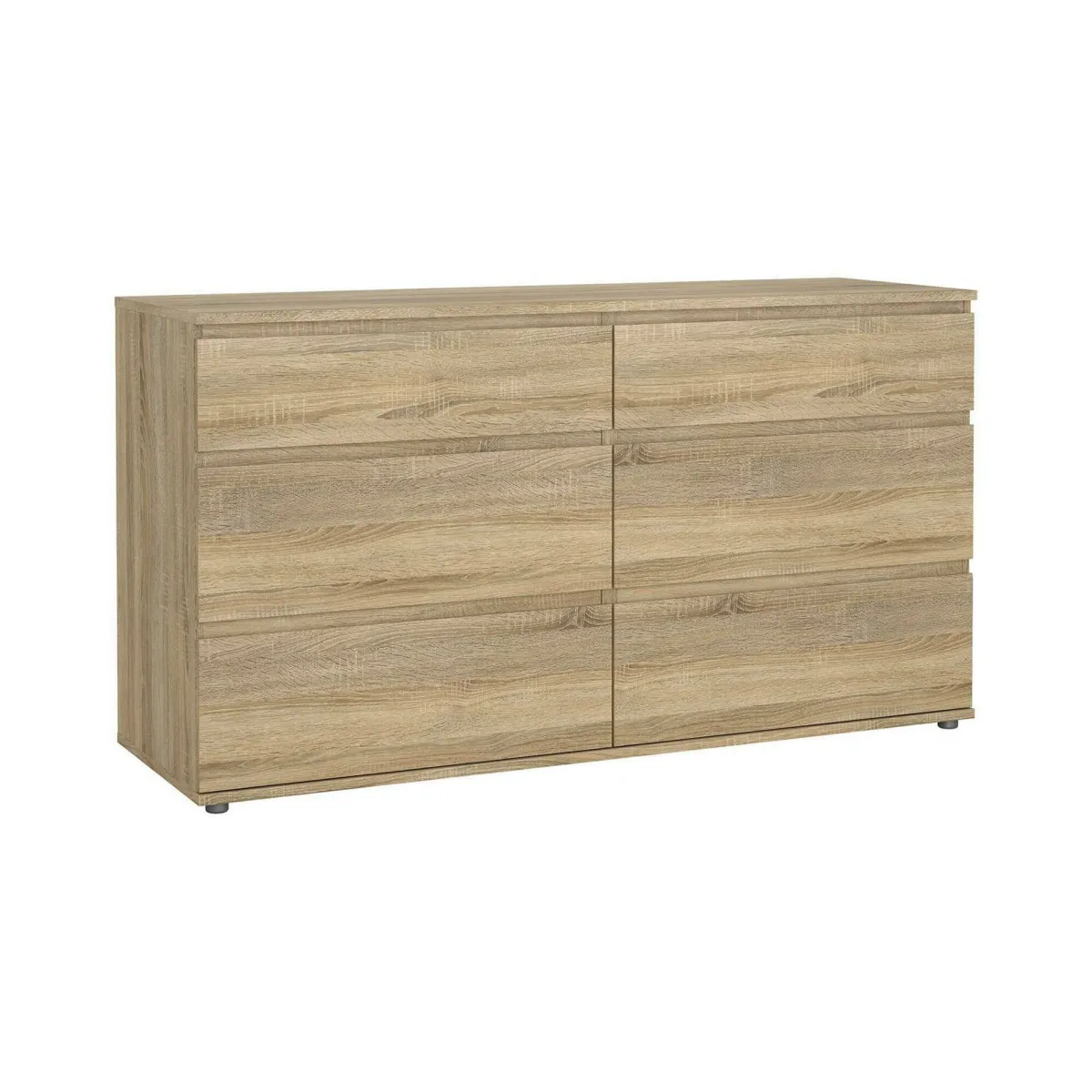 Cassettiere > Dmora Cassettiera 6 cassetti quercia 153x83h cm - Albacore Marrone Quercia