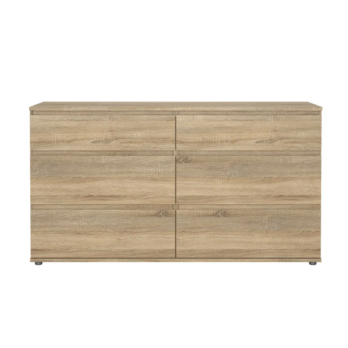 Cassettiere > Dmora Cassettiera 6 cassetti quercia 153x83h cm - Albacore Marrone Quercia