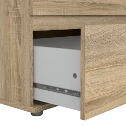 Cassettiere > Dmora Cassettiera 6 cassetti quercia 153x83h cm - Albacore Marrone Quercia