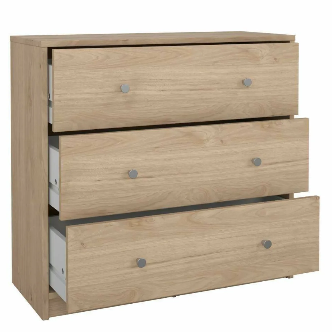 Cassettiera 3 cassetti rovere 72x68h cm - Alert