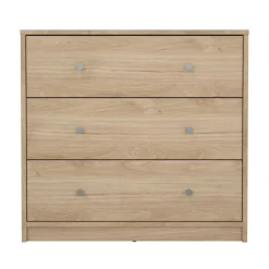 Cassettiera 3 cassetti rovere 72x68h cm - Alert